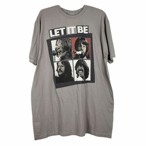 BEATLES Let It Be graphic band tee NWT